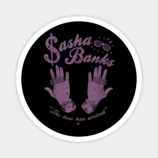 Sasha Banks Legit Boss Vintage Fight Magnet